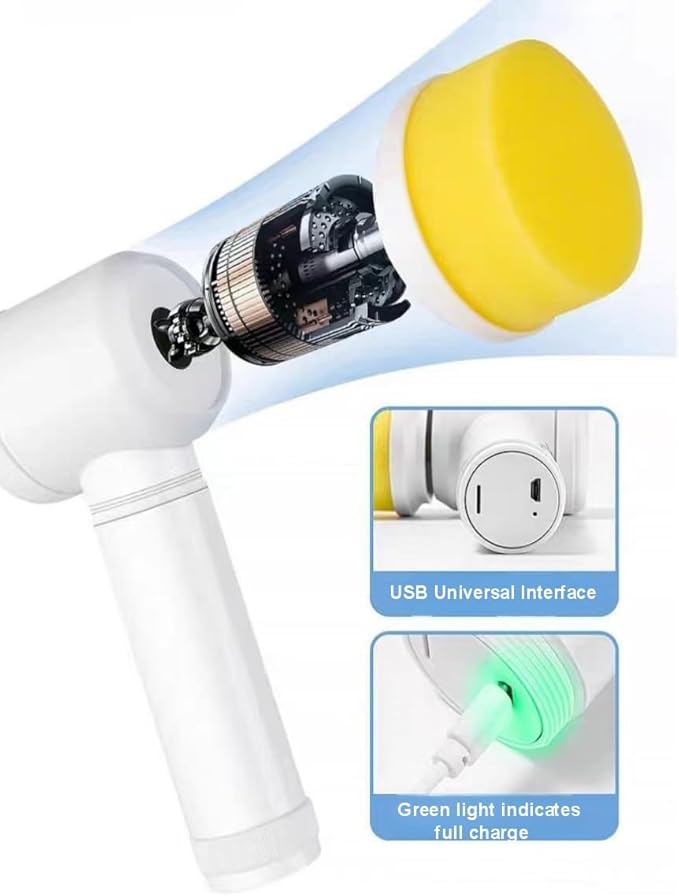 Electric Power Scrubber 5-in-1