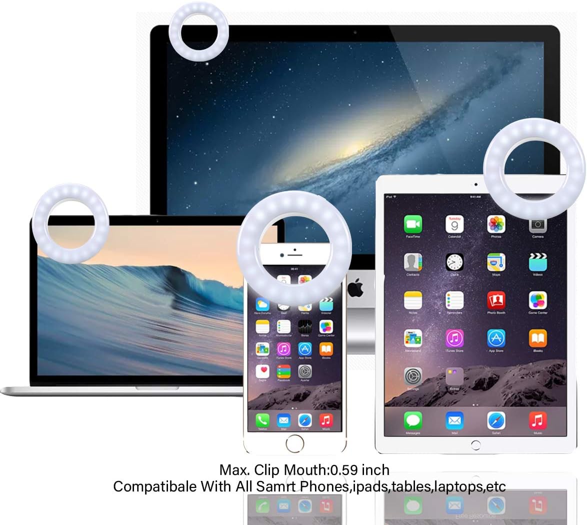 Clip On Selfie Ring Light