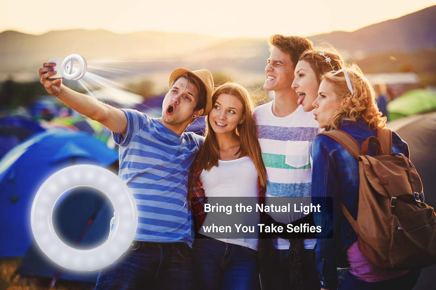 Clip On Selfie Ring Light