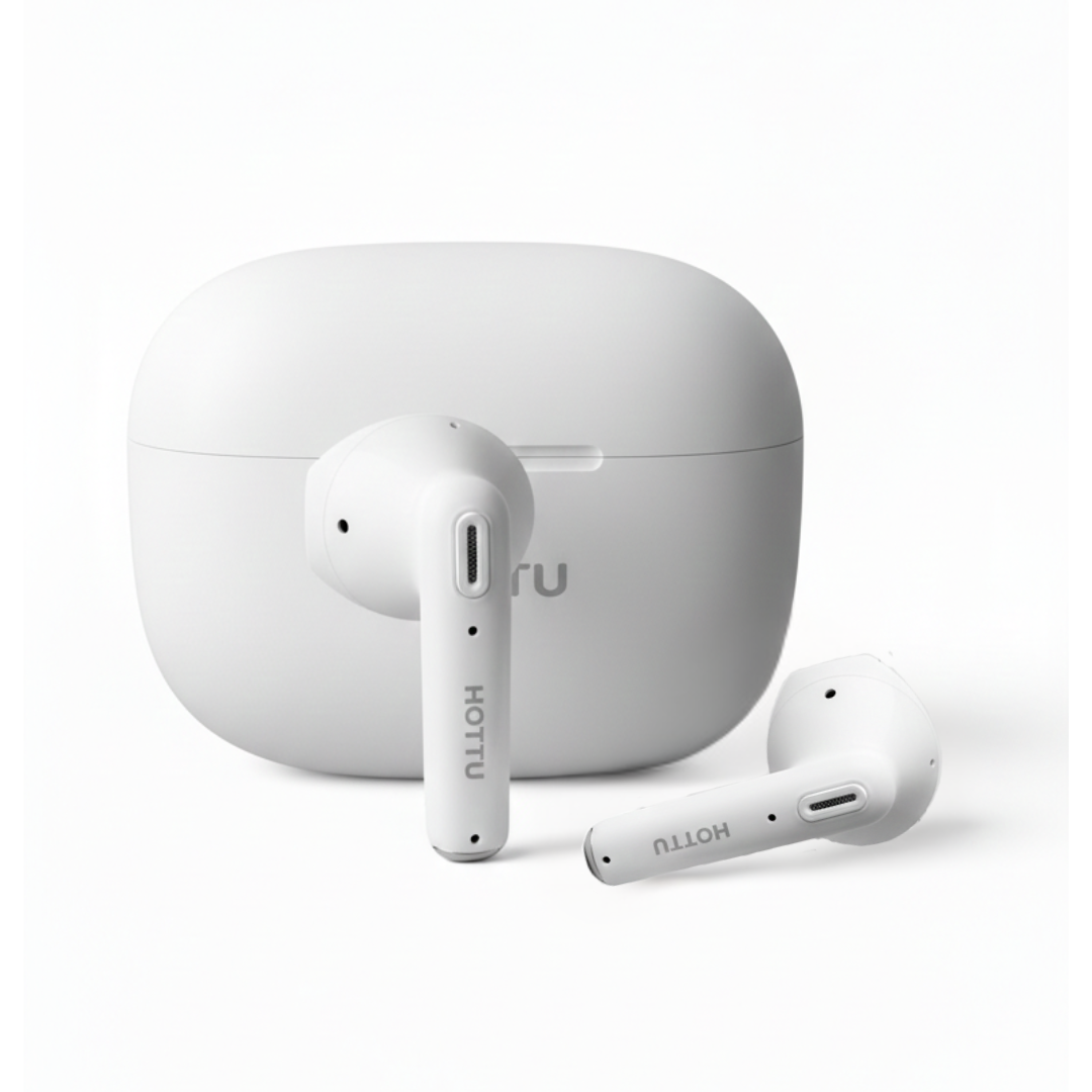 Wajitechs TS07 TWS Wireless Earbuds – 25H Playtime, Bluetooth 5.4 & Solid Bass